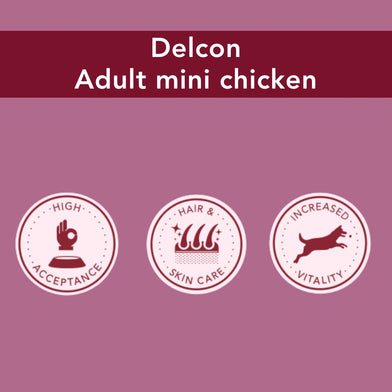 Proefpakket Delcon Adult Mini Chicken (€12,95 bij checkout) - CODE: TestAdultMiniChickenOneTime