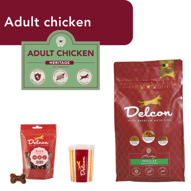 Proefpakket Delcon Adult Chicken (€12,95 bij checkout) - CODE: TestAdultChickenOneTime