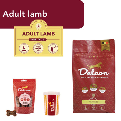 Proefpakket Delcon Adult Lamb (€12,95 bij checkout) - CODE: TestAdultLambOneTime