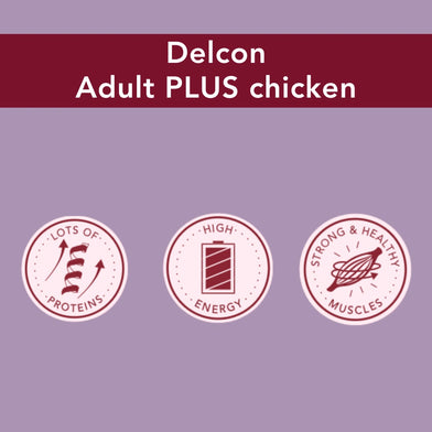 Proefpakket Delcon Adult Plus Chicken (€12,95 bij checkout) - CODE: TestAdultPlusChickenOneTime