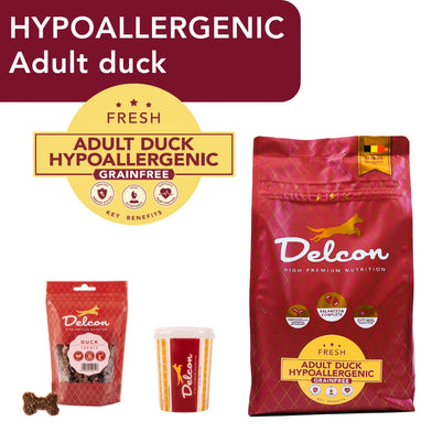 Proefpakket Delcon Adult Duck Hypoallergenic (€19,95 bij checkout) - CODE: TestAdultDuckHypoOneTime