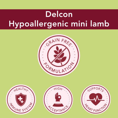 Proefpakket Delcon Adult Mini Lamb Hypoallergenic (€19,95 bij checkout) - CODE: TestAdultMiniLambHypoOneTime