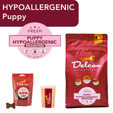 Delcon Puppy Hypoallergenic Sample Pack (€19.95 at checkout) - CODE: TestPuppyHypoOneTime