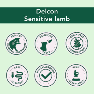 Cat trial - Delcon Sensitive with lamb