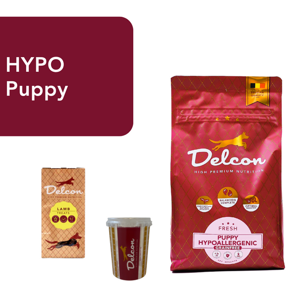 Proefpakket Delcon Puppy Hypoallergenic (€19,95 bij checkout) - CODE: TestPuppyHypoOneTime