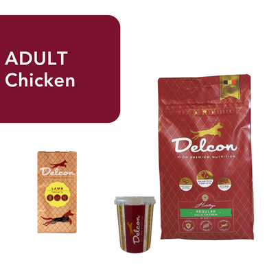 Pack d'essai pour chien - Delcon Regular riche en poulet