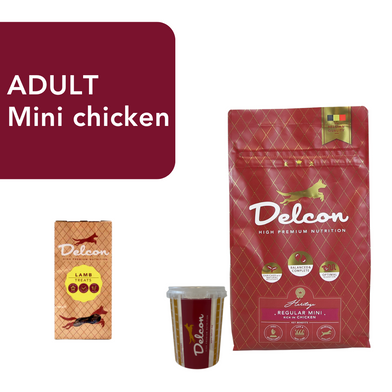 Proefpakket Delcon Adult Mini Chicken (€12,95 bij checkout) - CODE: TestAdultMiniChickenOneTime