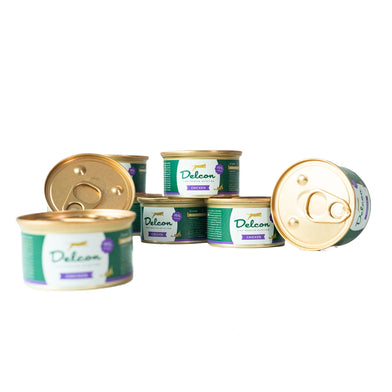 Assortiment natte kattenvoeding (85gr/blik x6 - x4 soorten)