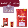 Proefpakket Delcon Adult Plus Chicken (€12,95 bij checkout) - CODE: TestAdultPlusChickenOneTime