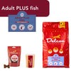 Proefpakket Delcon Adult Plus Fish (€12,95 bij checkout) - CODE: TestAdultPlusFishOneTime