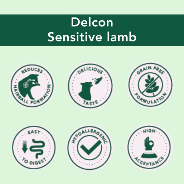 Cat trial - Delcon Sensitive with lamb