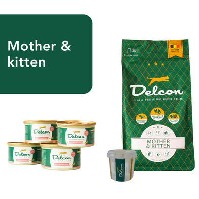 Proefpakket Delcon Mother & Kitten (€12,95 bij checkout) - CODE: TestMotherKittenOneTime