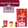 Proefpakket Delcon Adult Plus Chicken (€12,95 bij checkout) - CODE: TestAdultPlusChickenOneTime
