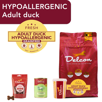 Proefpakket Delcon Adult Duck Hypoallergenic (€19,95 bij checkout) - CODE: TestAdultDuckHypoOneTime