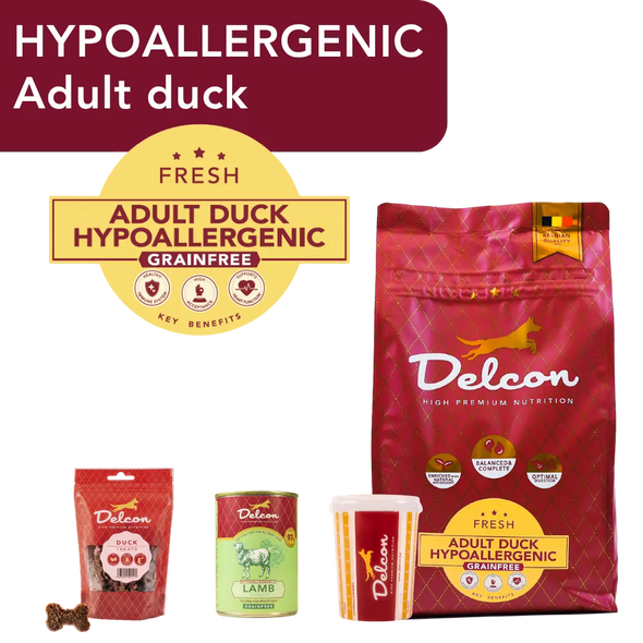 Proefpakket Delcon Adult Duck Hypoallergenic (€19,95 bij checkout) - CODE: TestAdultDuckHypoOneTime